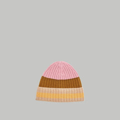 The Cashmere Beanie | Tapenade Multi Stripe