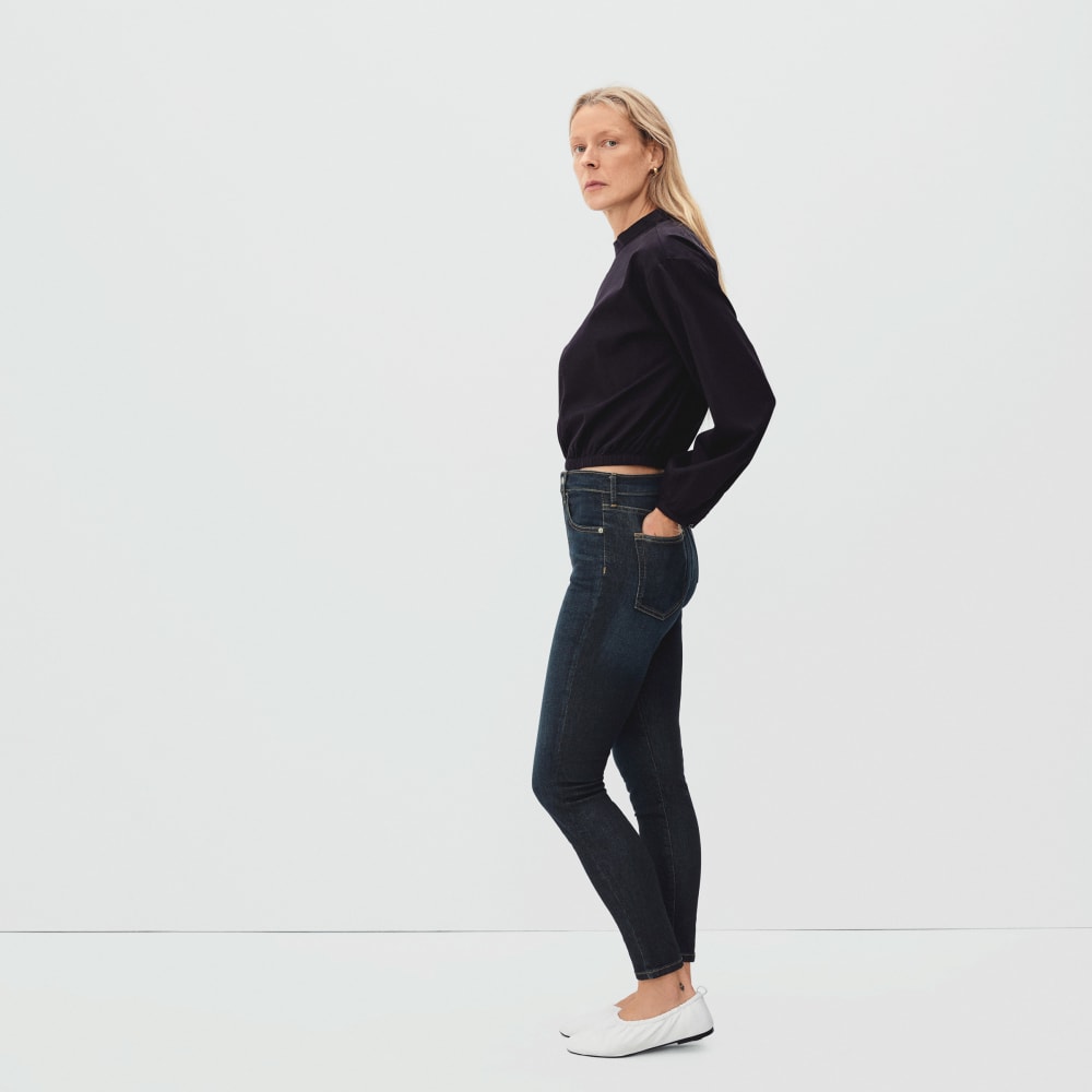 The Authentic Stretch High-Rise Skinny | Deep Indigo | 30.5 Inseam