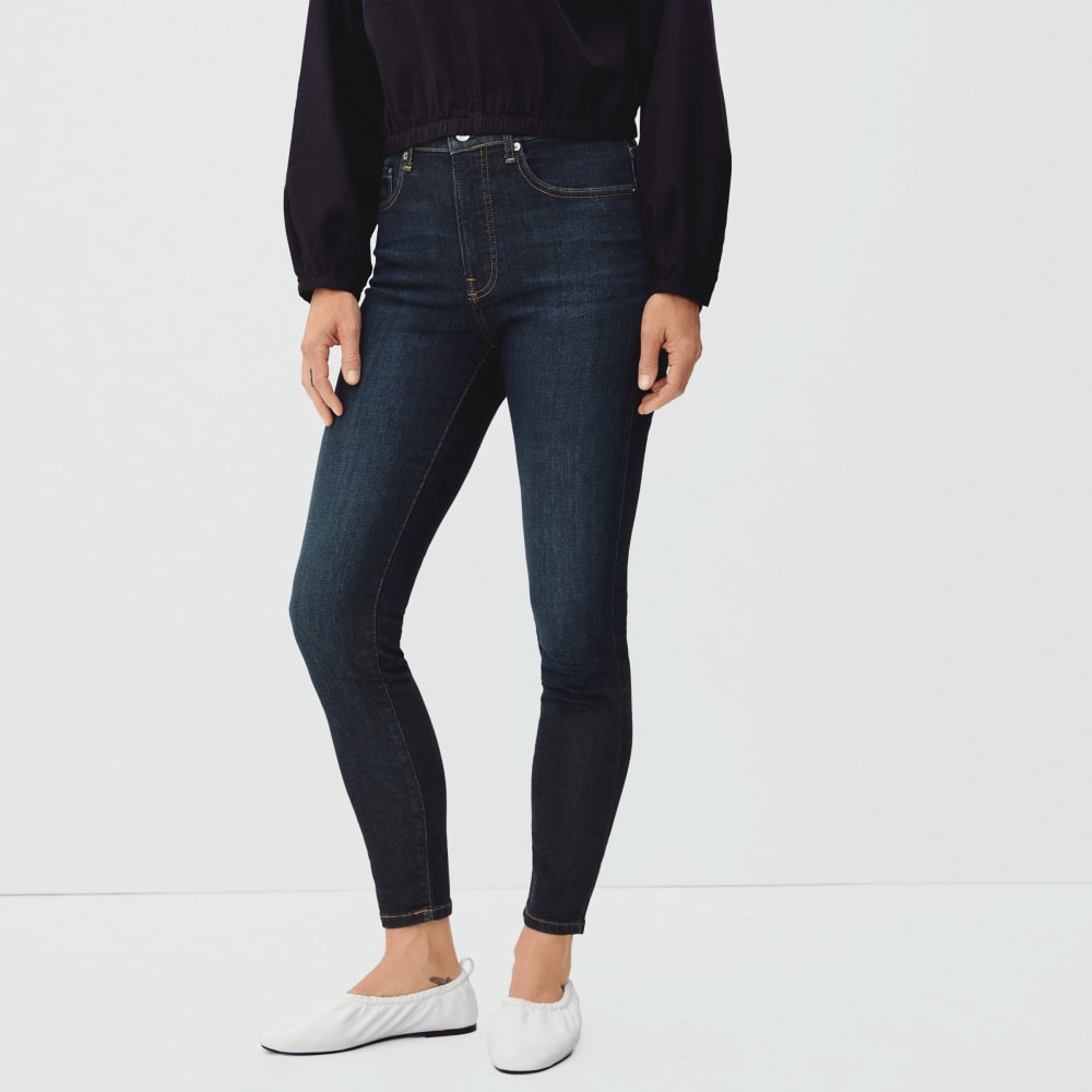 The Authentic Stretch High-Rise Skinny | Deep Indigo | 28.5 Inseam