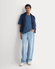 Archive Cotton Relaxed-Fit Crew | Midnight Navy
