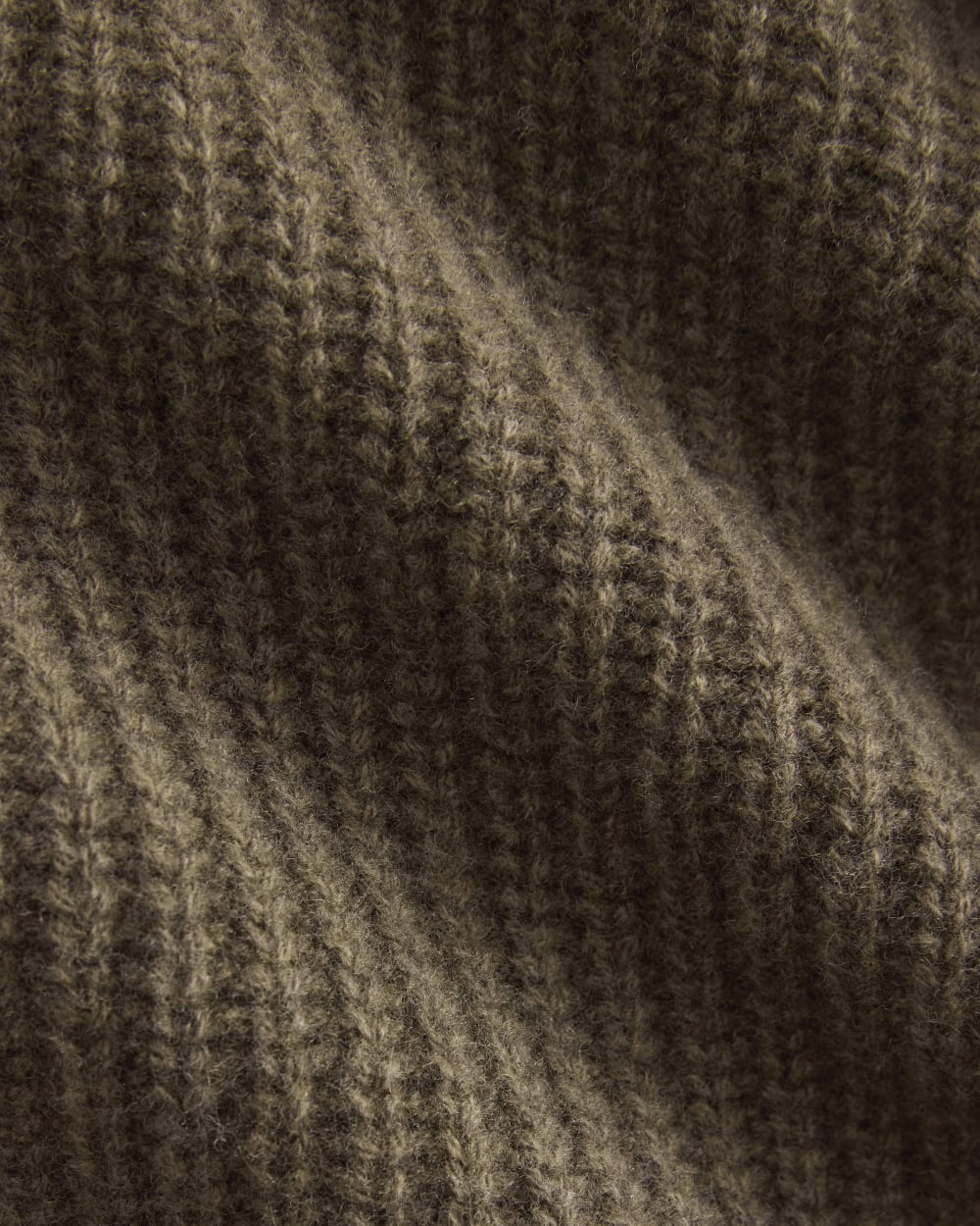 The Felted Merino Half-Zip Sweater | Heather Chocolate Martini