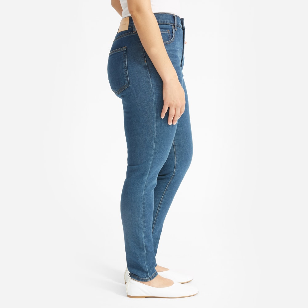 The Authentic Stretch High-Rise Skinny | Mid Blue | 28.5 Inseam