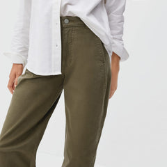 The Utility Barrel Pant | Dark Moss | Regular