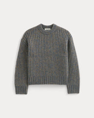 Waffle Sweater in Cloud | Blue Multi Twist