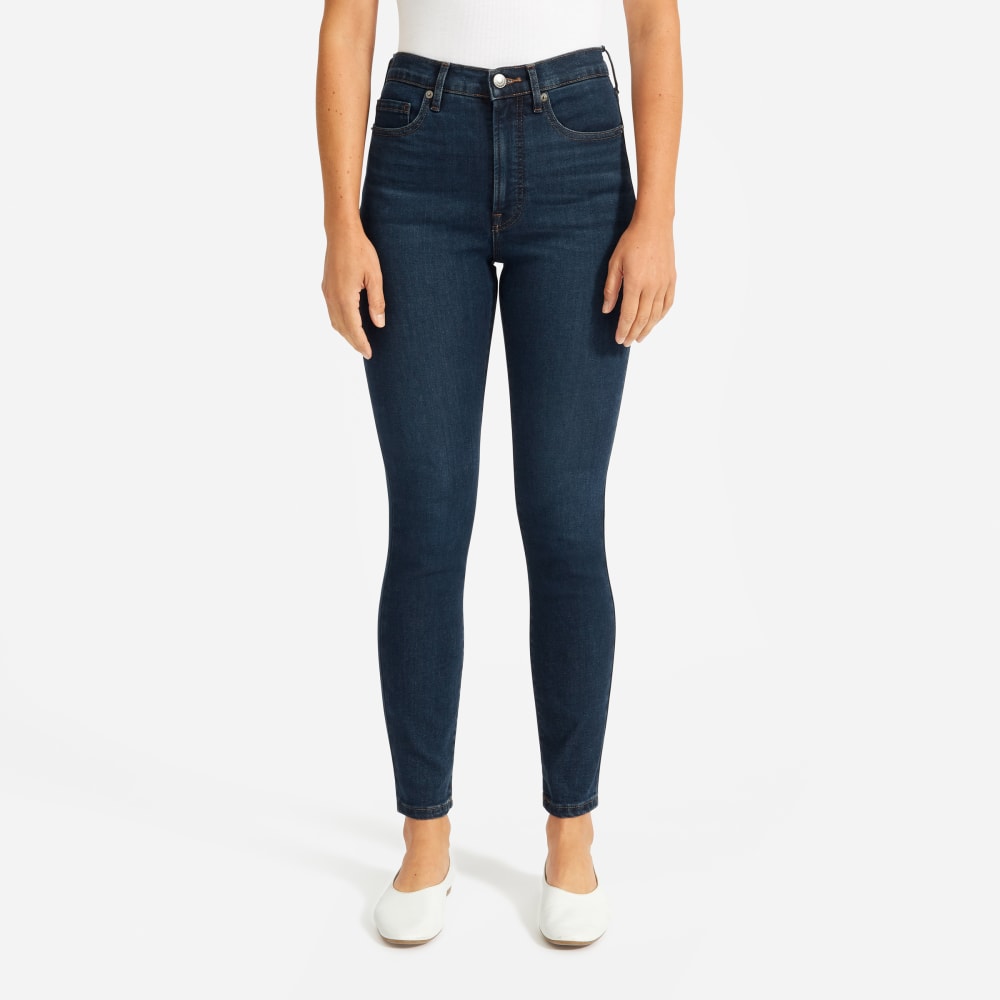 The Authentic Stretch High-Rise Skinny | Deep Indigo | 28.5 Inseam