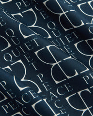 Everlane x Peace & Quiet Silk Bandana |  Navy
