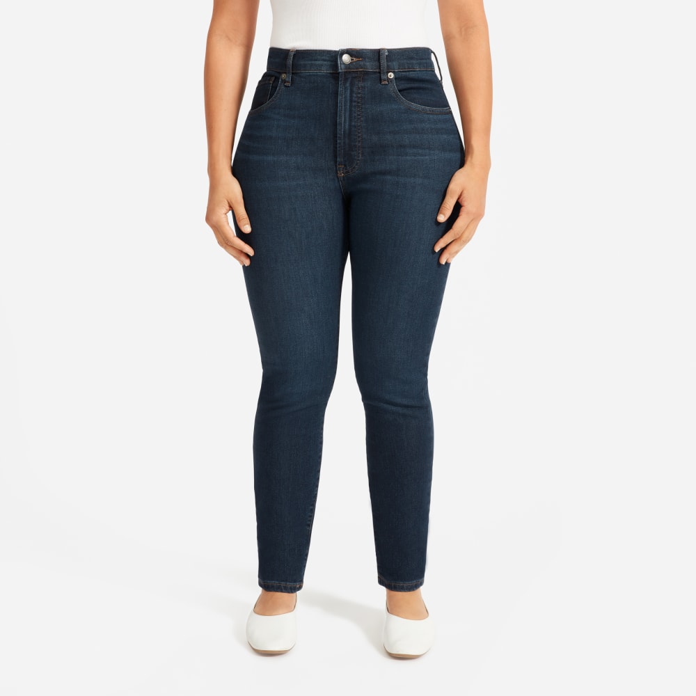 The Authentic Stretch High-Rise Skinny | Deep Indigo | 26.5 Inseam