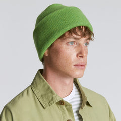 The Felted Merino Beanie | Salted Lime