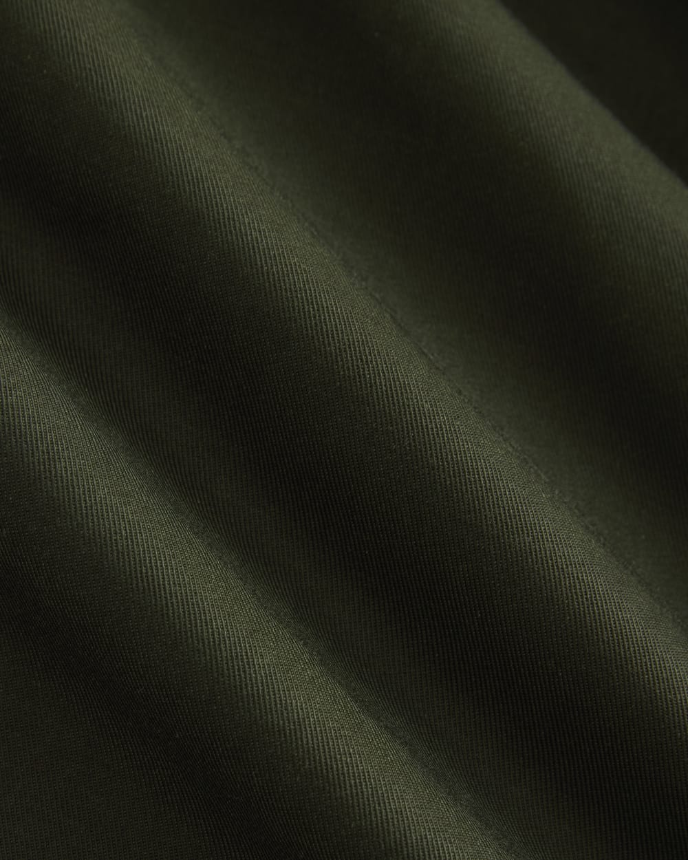 Wide-Leg Trouser in Buttersmooth | Dark Green | 30 Inseam