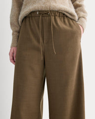 The Pull-On Trouser in Tailor Twill | Heathered Cocoa