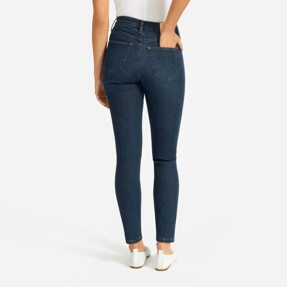 The Authentic Stretch High-Rise Skinny | Deep Indigo | 30.5 Inseam