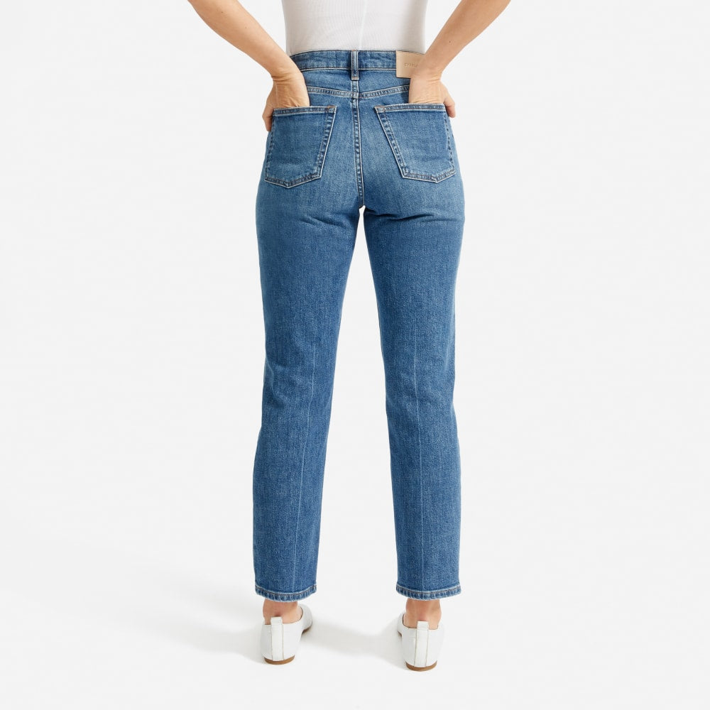 The Super-Straight Jean | Medium Blue Wash | Regular
