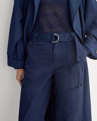 Utility Straight-Leg Cargo Pant | Navy