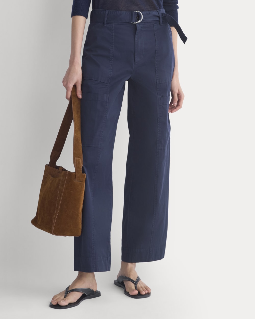 Utility Straight-Leg Cargo Pant | Navy