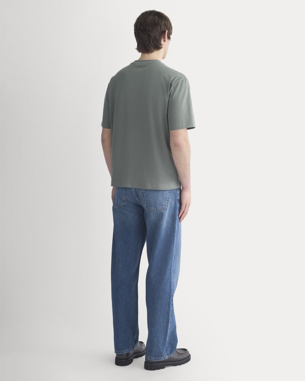 Archive Cotton Relaxed-Fit Crew | Agave Green