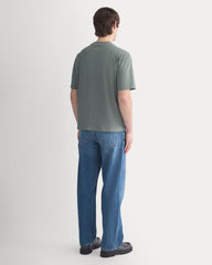 Archive Cotton Relaxed-Fit Crew | Agave Green