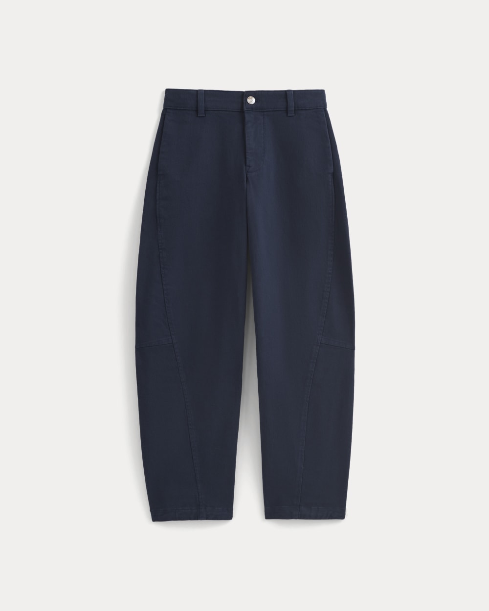 Twisted Seam Barrel Pant | Navy