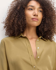 The Must-Have Shirt in Washable Silk | Fennel Seed