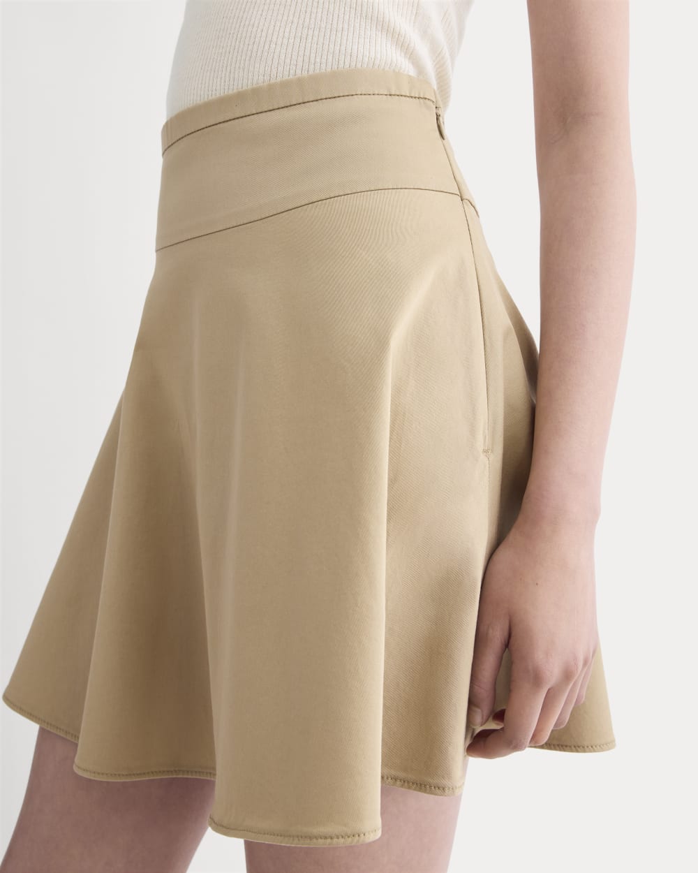 The Circle Mini Skirt | Warm Trench