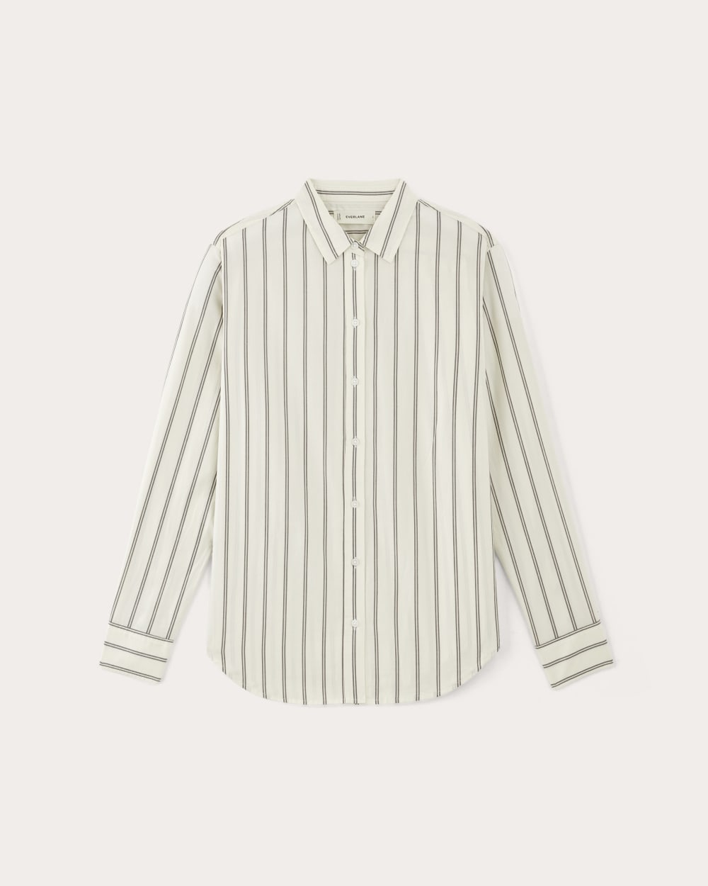 The Must-Have Shirt in Silky Cotton | Bone / Black