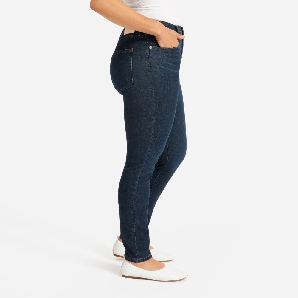 The Authentic Stretch High-Rise Skinny | Deep Indigo | 28.5 Inseam