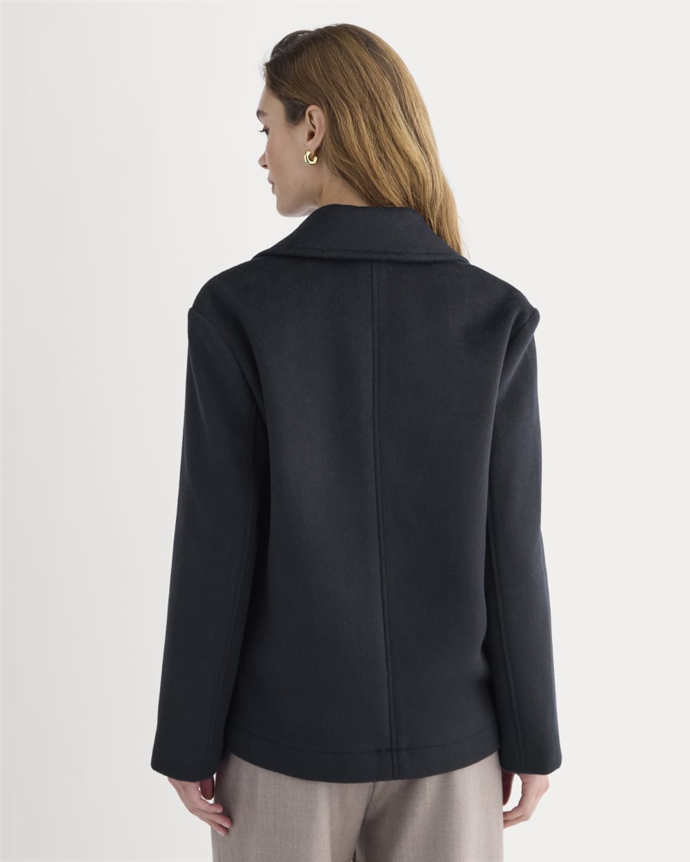 ReWool Short Peacoat | Deep Navy