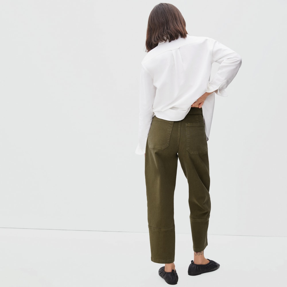 The Utility Barrel Pant | Dark Moss | Regular
