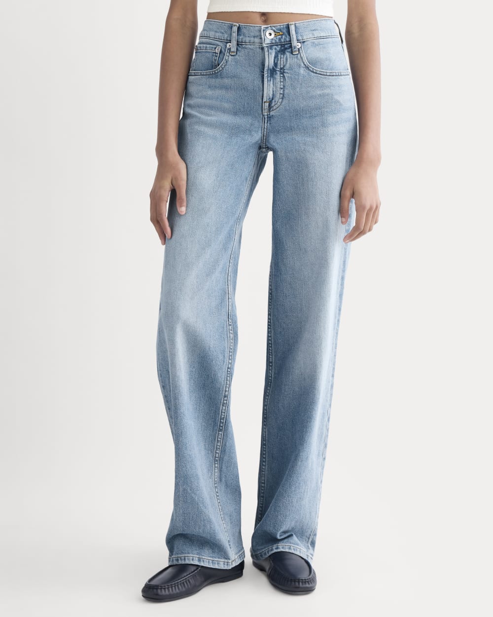 The Column Jean | Vintage Light Indigo | 33 Inseam