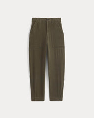 Patch Pocket Ballon Pant in Buttersoft | Olive Night