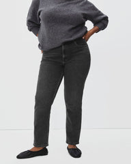 The Curvy Cheeky® Straight Jean | Washed Black | 26.5 Inseam