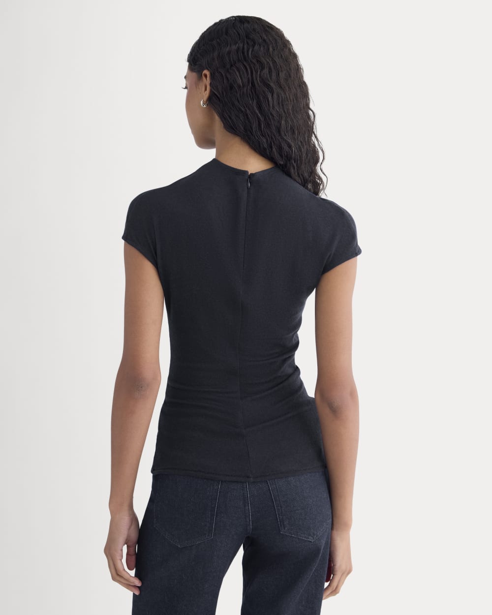 Twist Top in Butterluxe | Deep Navy