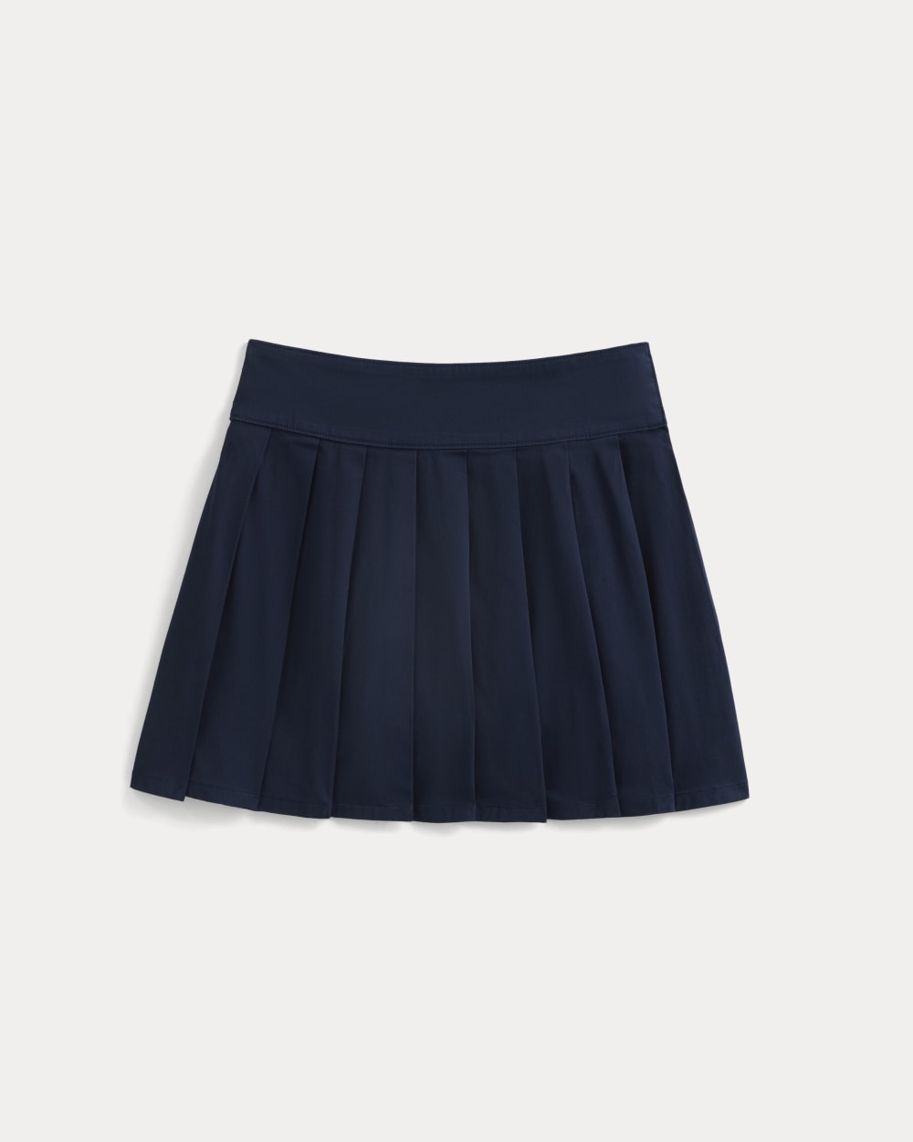 Utility Pleated Mini Skirt | Navy