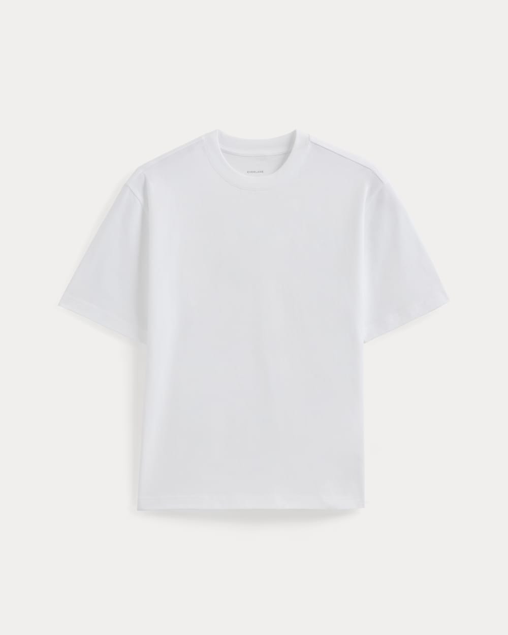 Archive Cotton Relaxed-Fit Crew | White