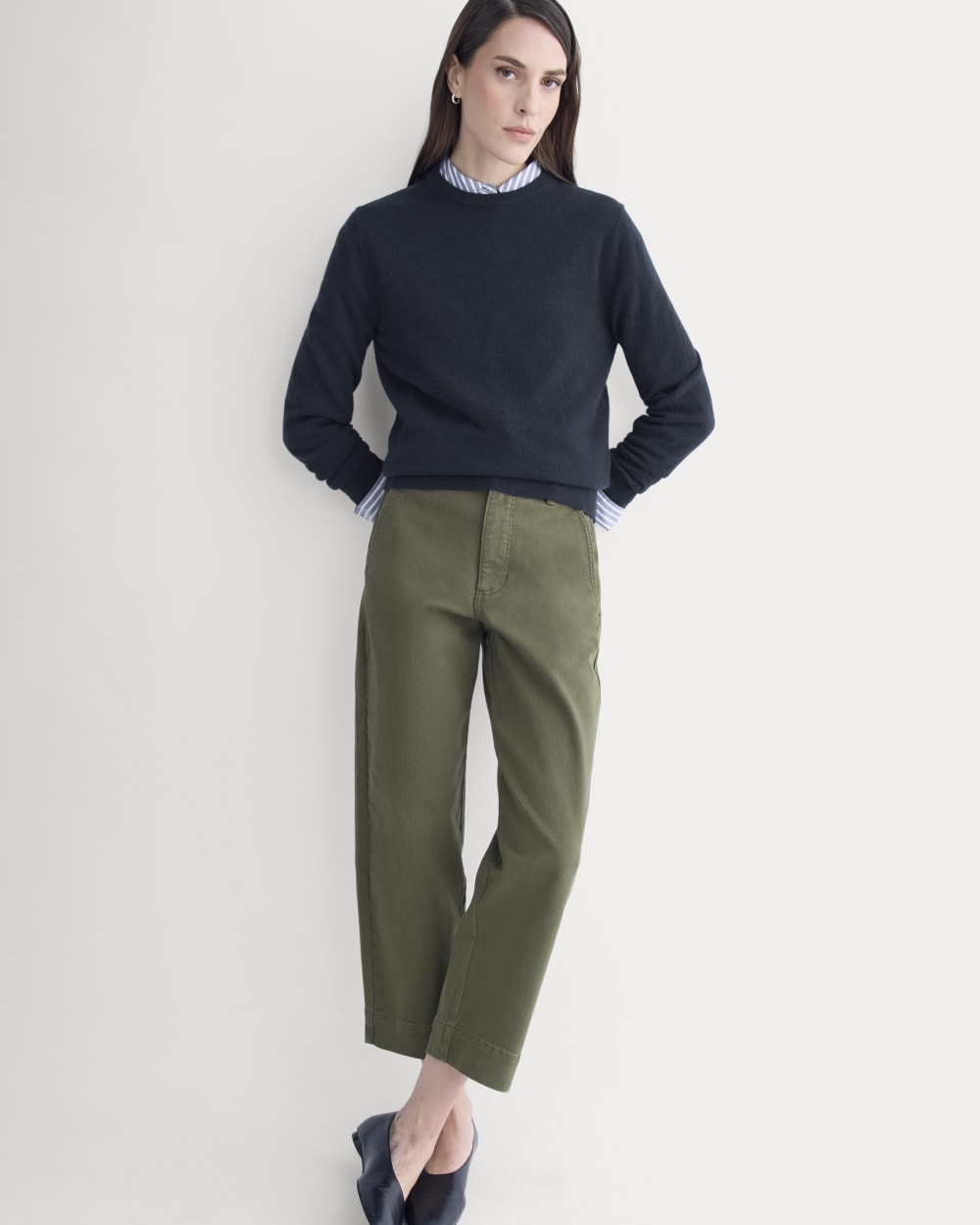 The Utility Straight-Leg Pant | Olive Night | 28.5 Inseam