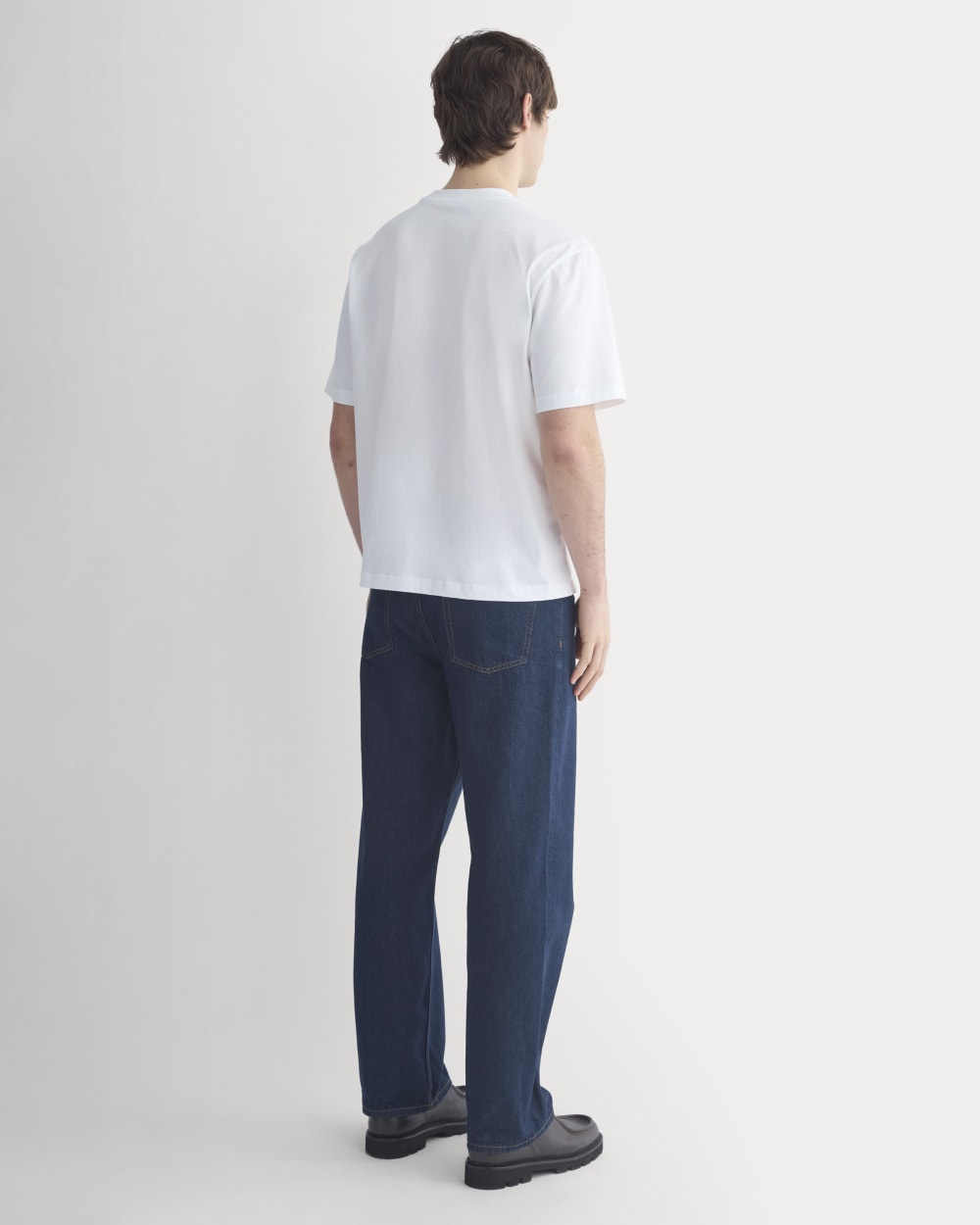 Archive Cotton Relaxed-Fit Crew | White