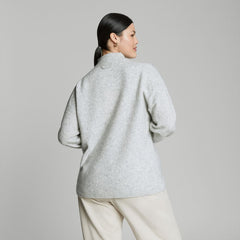 The Cozy-Stretch Pullover |  Heathered Grey