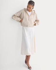 Seamed Midi Skirt | Bone