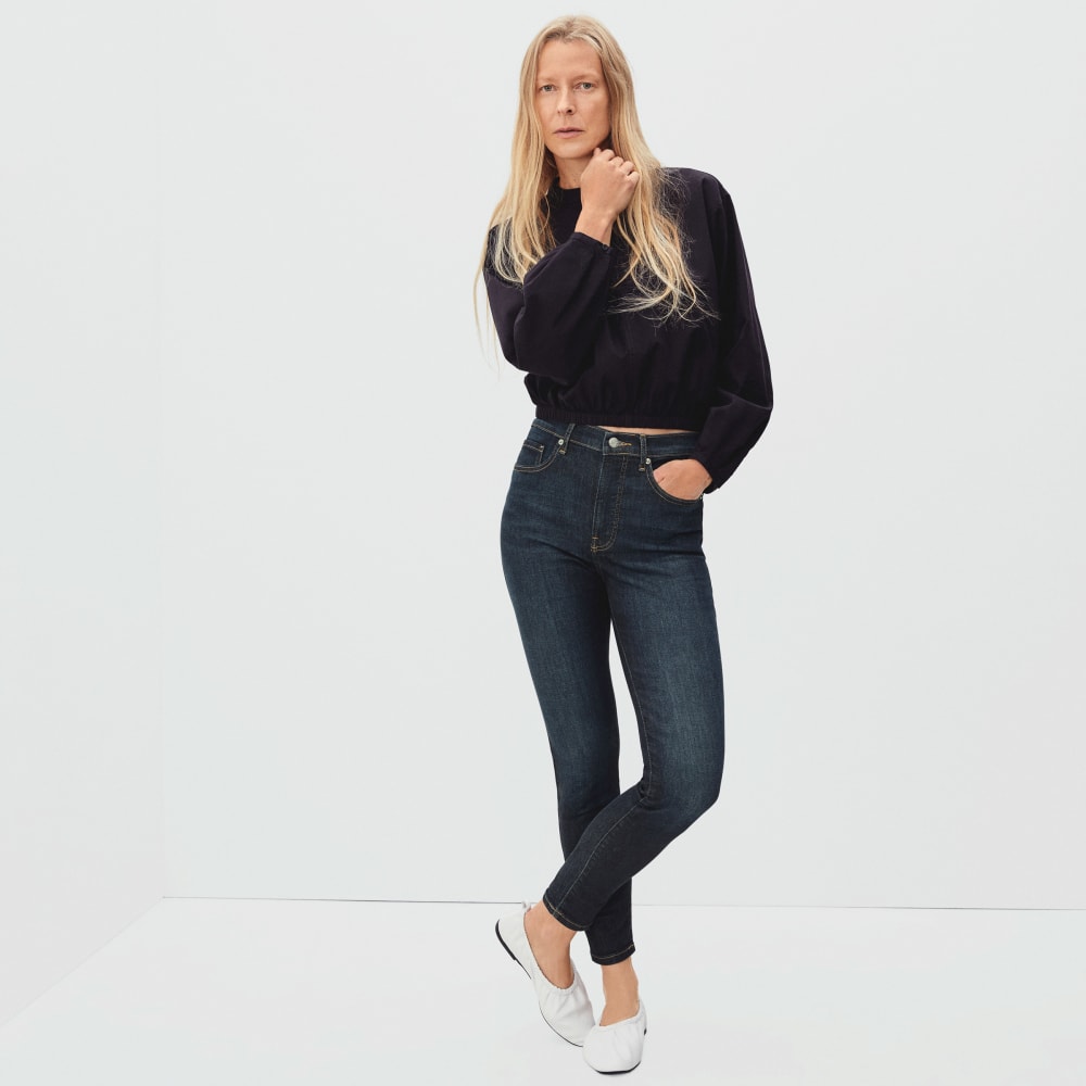 The Authentic Stretch High-Rise Skinny | Deep Indigo | 26.5 Inseam