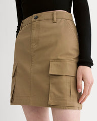 The Cargo Mini Skirt | Soft Brown