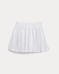 Utility Pleated Mini Skirt | White